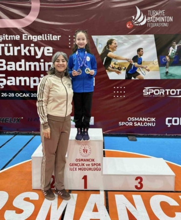Bilecikli sporcu işitme engelliler şampiyonasından dereceyle döndü