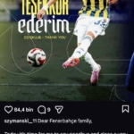 Szymanski, Fenerbahçe’ye veda etti