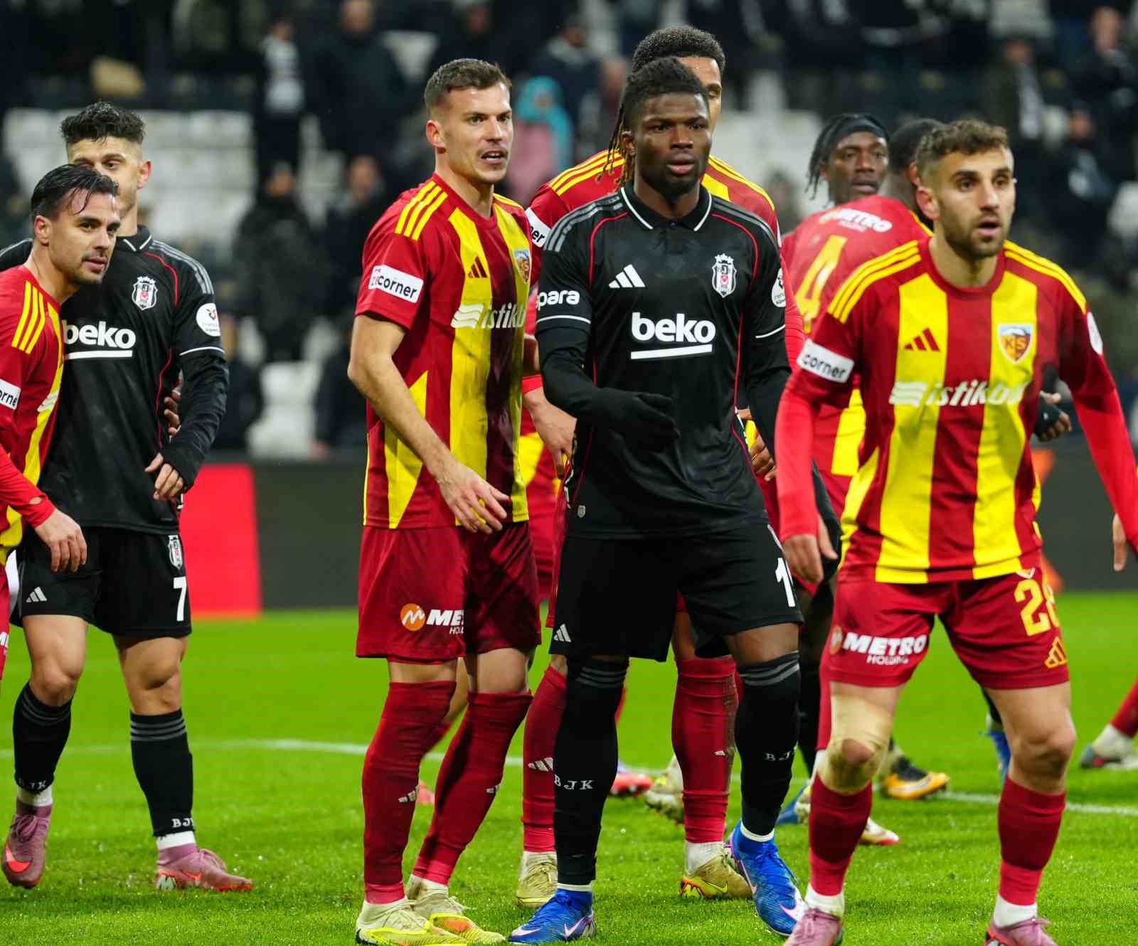 Trendyol Süper Lig: Beşiktaş: 1 - Kayserispor: 0 (Maç sonucu)