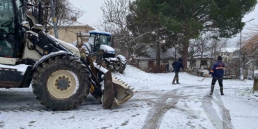 Kırklareli’nde kar yağışı hayatı olumsuz etkilemeye devam ediyor