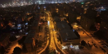 İstanbul’da yoğun kar yağışı böyle görüntülendi
