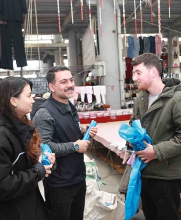 Gebze’de pazar yerlerinde "Atıksız Pazar" uygulaması başlatıldı