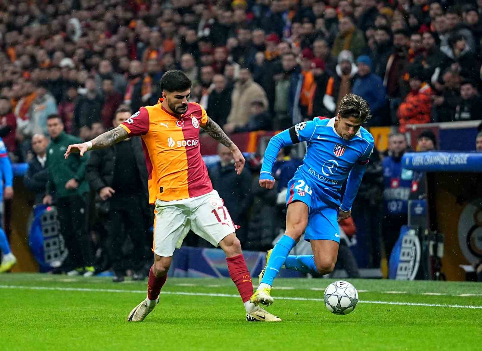 Galatasaray, Atletico Madrid ile 3. kez berabere kaldı
