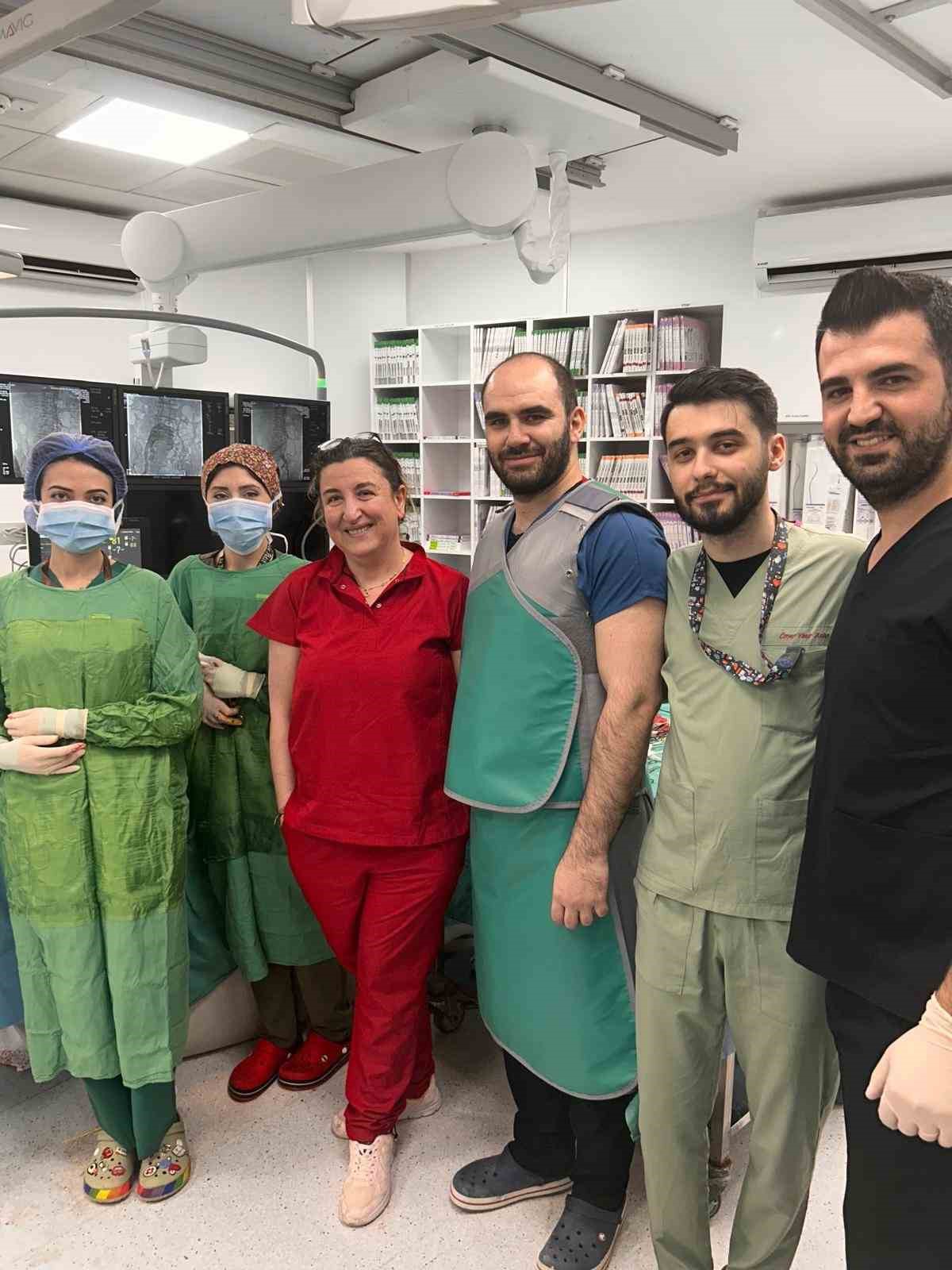 Bilecik’te hayat kurtaran kapalı damar operasyonu