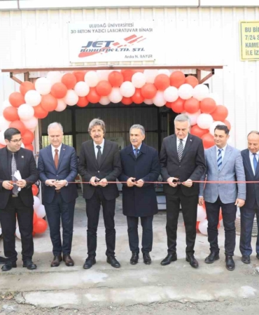 Geleceğin inşaat teknolojisine önemli katkı sağlayacak laboratuvar BUÜ’de hizmete açıldı