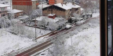 Malkara’da karda kartpostallık görüntüler oluştu