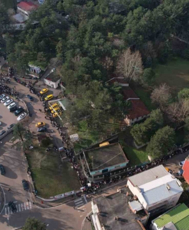 O istasyonda yine aynı manzara