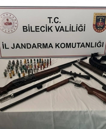 Bilecik’te ruhsatsız av tüfeklerine 24 bin 585 TL ceza