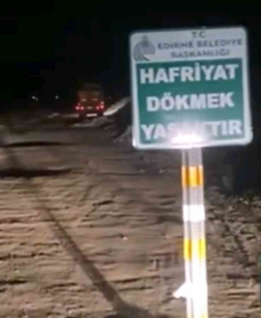 Çevreyi kirleten sürücüye 63 bin 592 lira ceza