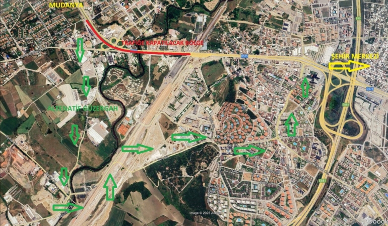 Geçit Köprüsü’nde trafik düzenlemesi