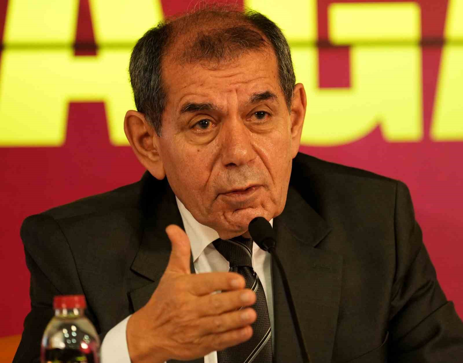 Dursun Özbek: "Seviyesiz paylaşımları esefle kınıyorum"