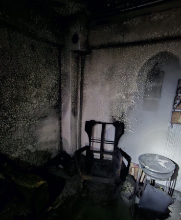 Bandırma’da ev yangını: 6 kişi tahliye edildi