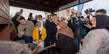 Kocaeli’de 200 yıllık ’imece’ geleneği: 5. Kaz Bayramı kutlandı