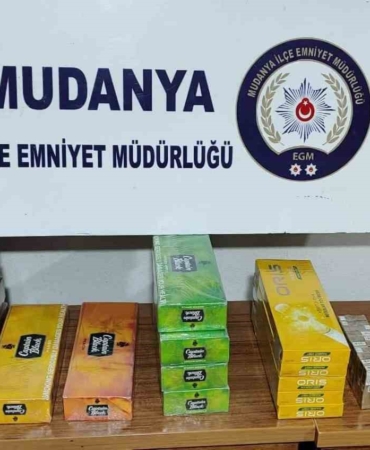 Bursa’da kaçak sigara operasyonu