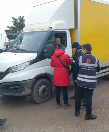 Edirne vergi dairesi ekiplerinden fatura ve irsaliye kontrolü