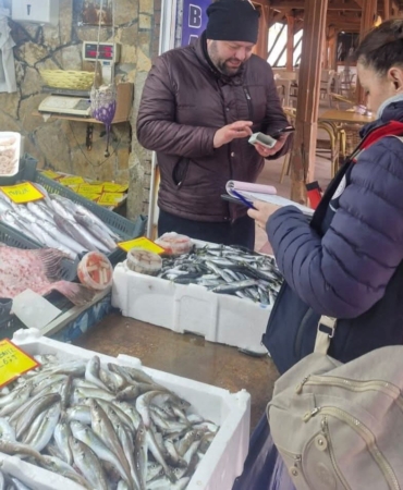 Tekirdağ’da perakende balık satış yerlerine denetim