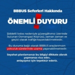 Burulaş’tan havalimanı seferleri hakkında son dakika duyurusu