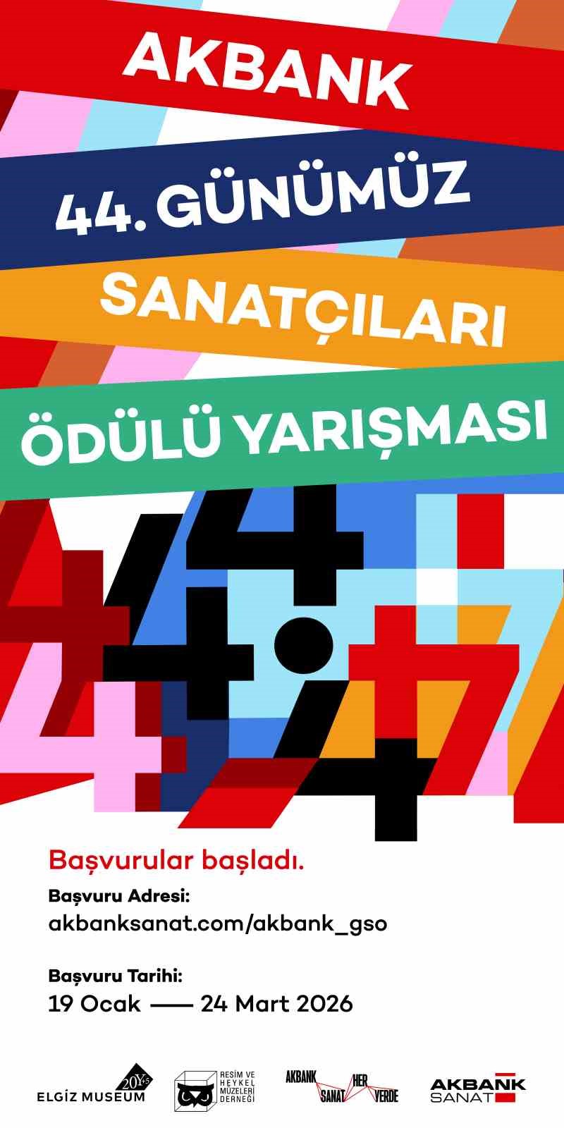 Akbank 44. Günümüz Sanatçıları Ödülü Yarışması için başvurular başladı