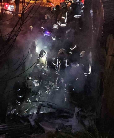 Eyüpsultan’da gecekondu yangını: 1 ölü 1 yaralı