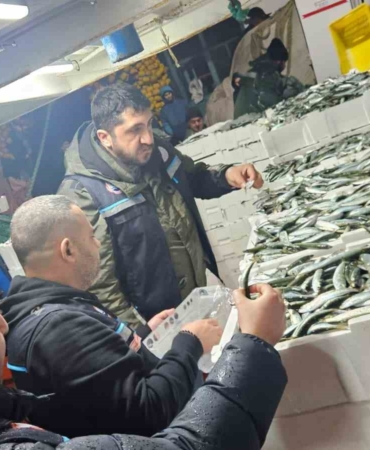 Tekirdağ’da gırgır teknelerinde su ürünleri denetimleri