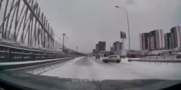 Bursa’da yoğun kar yağışı kazaları beraberinde getirdi