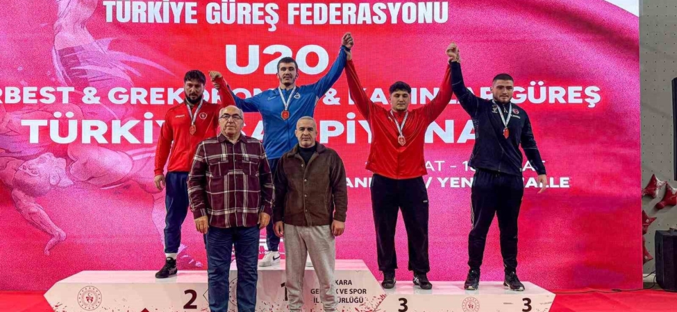 U20 Serbest Güreş Türkiye Şampiyonası’nda ikinci gün tamamlandı