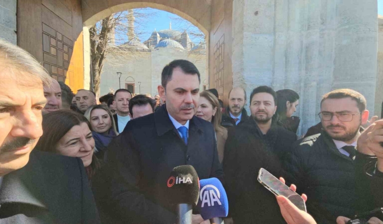 Bakan Kurum, restorasyonu tamamlanan Selimiye Camii’ni ziyaret etti