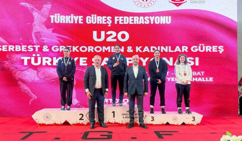 U20 Kadınlar Güreş Türkiye Şampiyonası tamamlandı
