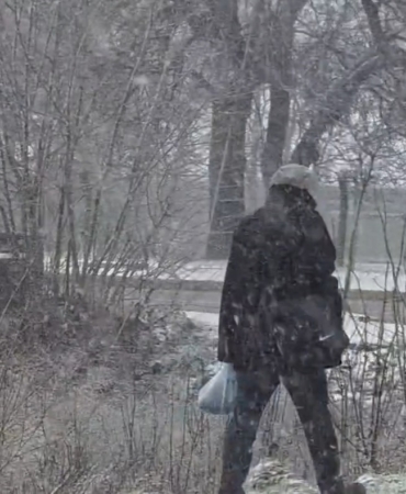 Pınarhisar’da gece fırtınası ilçeyi beyaza bürüdü