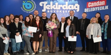 27 kursiyer Almanca A1 sertifikasını aldı