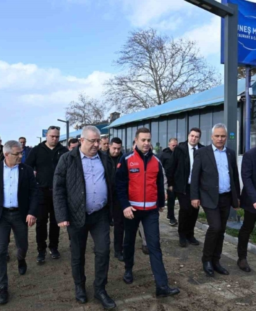 Akın, Lodos’un vurduğu Körfez’de