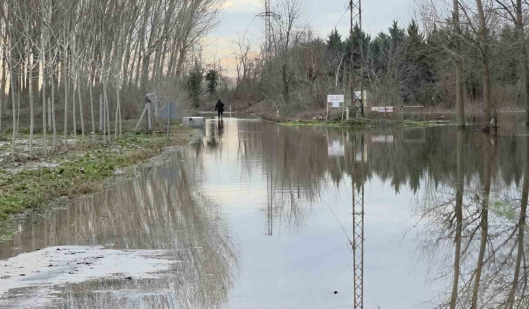 Edirne’de taşkın suları çekiliyor