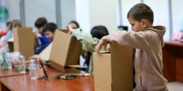 Çocuklar bir günlüğüne mimar oldu