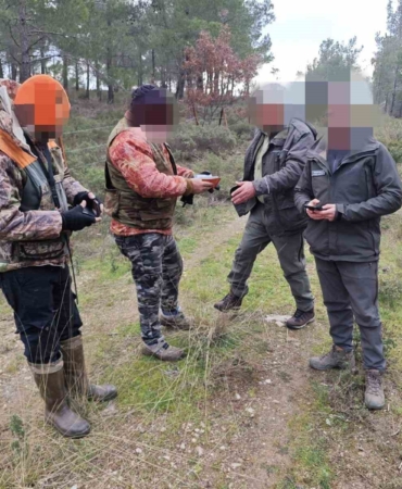 Çanakkale’de yasa dışı avcılık yapan 7 kişiye 98 bin TL ceza