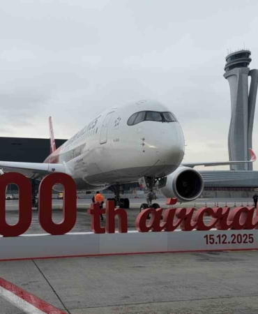 Türk Hava Yolları 100 bin çalışanının fotoğrafıyla giydirdiği 500. uçağını tanıttı
