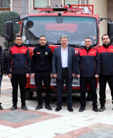 Söğüt Belediyesi araç filosuna yeni itfaiye aracı kazandırıldı