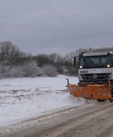 Tekirdağ’da kar mesaisi: Ekipleri teyakkuzda