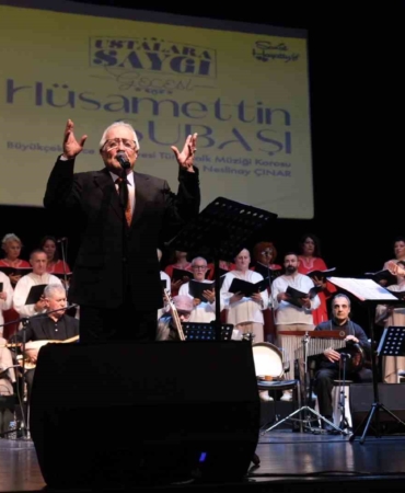 Ustalara Saygı Gecesi’ne usta sanatçı Hüsamettin Subaşı sahne aldı