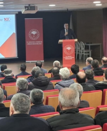 Bilecik’te üreticilere B-Reçete Ve Gıda Hijyeni eğitimi