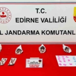 Edirne’de uyuşturucuya jandarma darbesi: Karı-koca suçüstü yakalandı