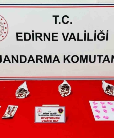 Edirne’de uyuşturucuya jandarma darbesi: Karı-koca suçüstü yakalandı