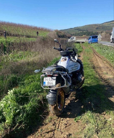 Bilecik’te kontrolden çıkan motosiklet devrildi: 1 yaralı