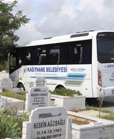 Kağıthane Belediyesinden mezarlık ziyaretlerine düzenli servis