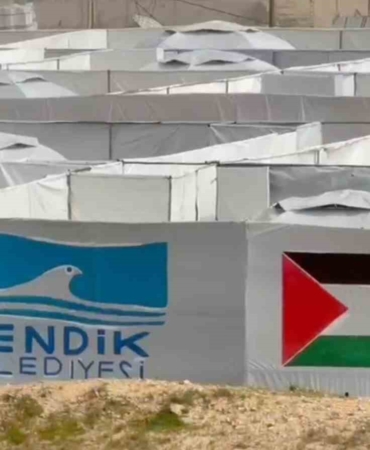 Pendik Belediyesi Gazze’de 600 kişilik çadır kent kurdu
