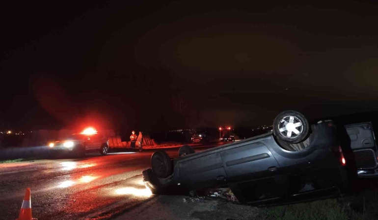 Çan’da trafik kazası 2 yaralı
