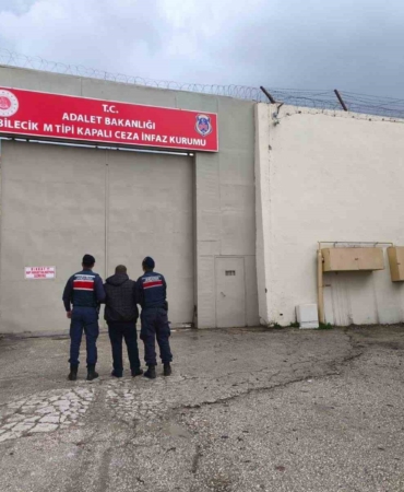 Bilecik’te 4 yıl 2 ay hapis cezası bulunan şahıs yakalandı