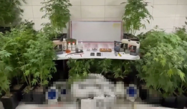 Jandarmadan uyuşturucu operasyonu: Evde üretim düzeneği kurmuş