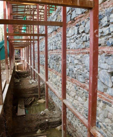 Sadabad Sarayı’nda restorasyon çalışmaları tüm hızıyla sürüyor