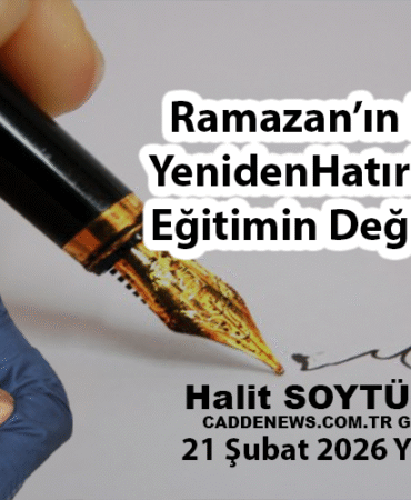 HALİT SOYTÜRK KÖŞE YAZISI