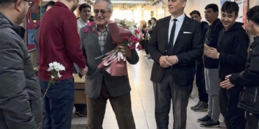 Muratlı’da emekli olan öğretmene duygusal veda